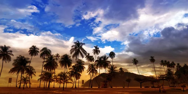 Maracas Beach - panorama — Stock fotografie