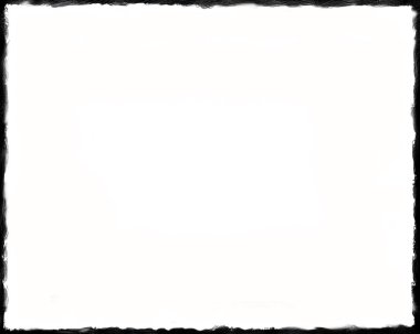 8 x 10 Unique Black and White border 03 clipart