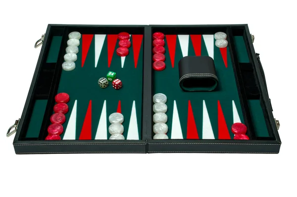 Tablero de backgammon juego —  Fotos de Stock