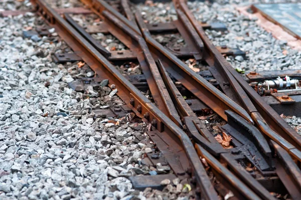 stock image Old railway track