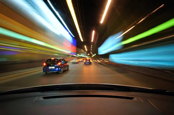 stock image Night traffic