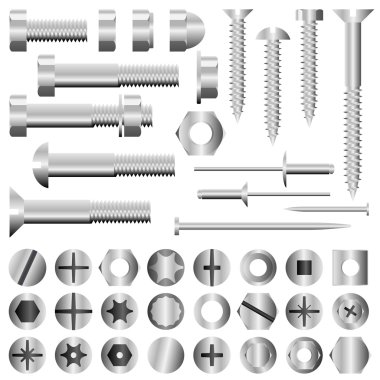 Nuts and bolts clipart