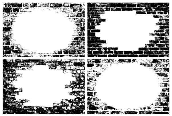 砖边框 — 图库矢量图片