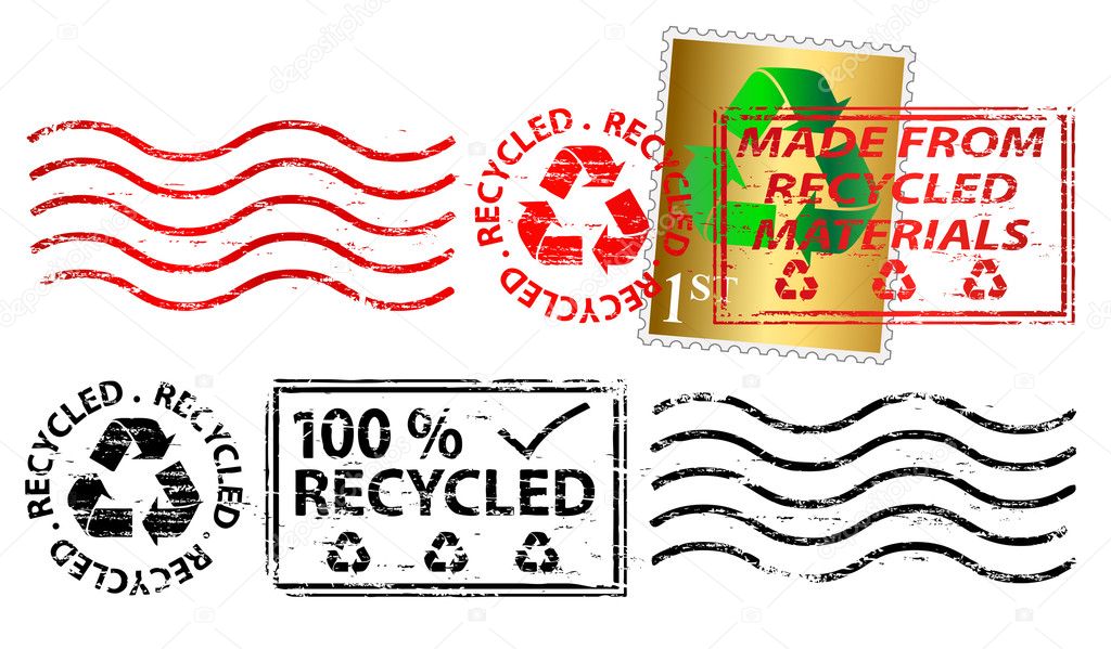 Recycling stamp