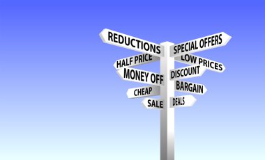Sale Sign Post clipart