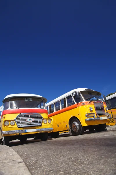 Старовинні громадські автобуси  , — стокове фото