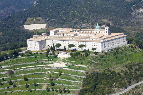Mosteiro de Montecassino Imagem De Stock