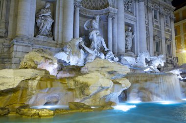 The Trevi fountain, rome clipart