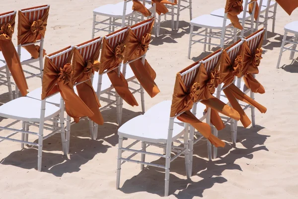 Bröllop på stranden — Stockfoto