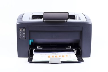 Printer isolated against a white background clipart