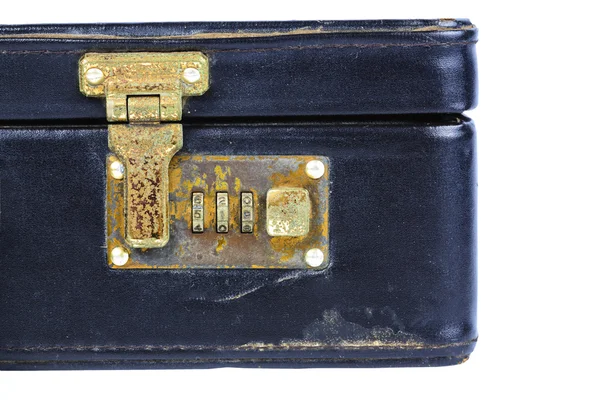 Ancienne serrure à valise avec numéros de code . — Photo