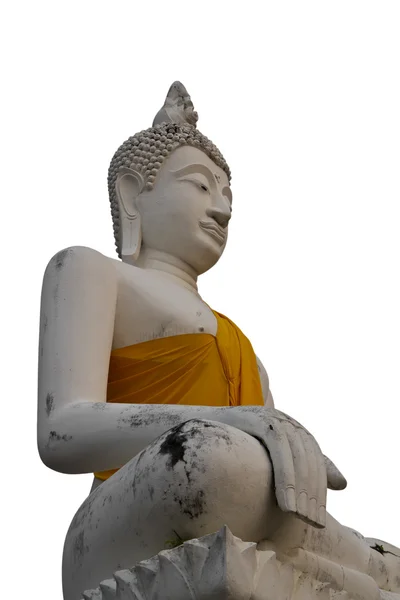 Estátua de Buda em wat yai chaimongkol. Tailândia — Fotografia de Stock
