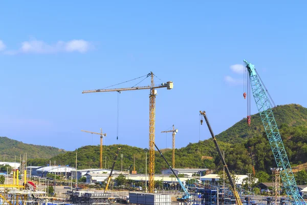 Crane on a construction site. — Stock Photo, Image