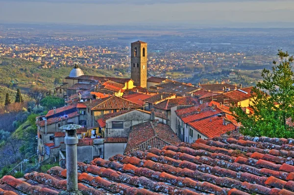 Toscana, pistoia, nievole valley, medeltida byggnad, antika borgo, arkitektur, konst, turism — Stockfoto