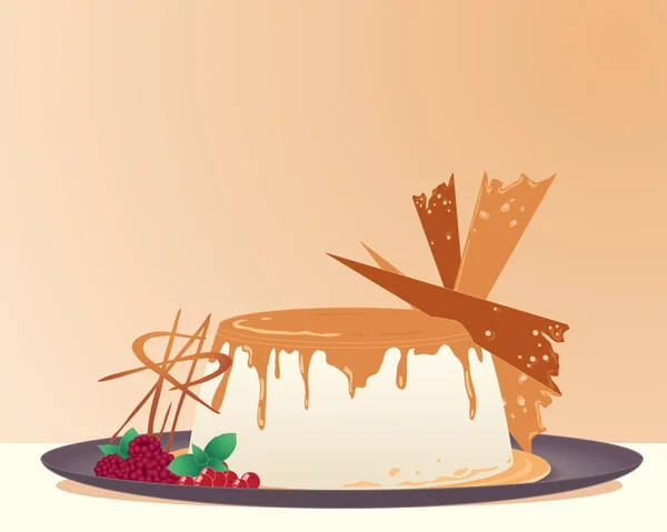 Crème Brulee — Image vectorielle