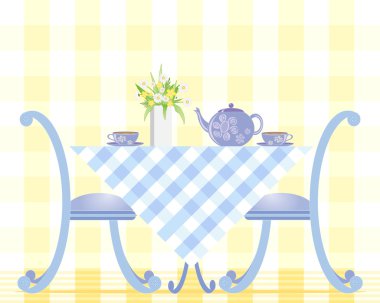 Tea time clipart