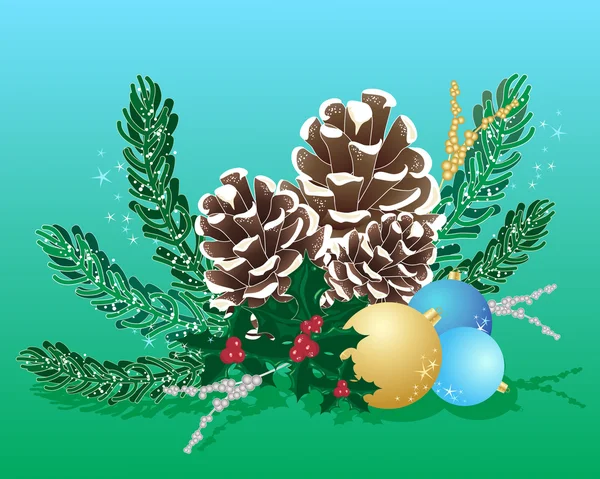 Arrangement de Noël — Image vectorielle