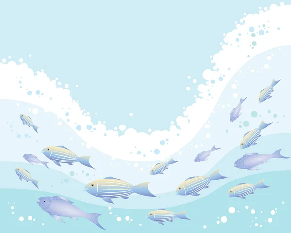 Πολύχρωμα ψάρια — Διανυσματικό Αρχείο