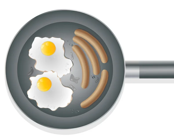 Huevos fritos — Archivo Imágenes Vectoriales