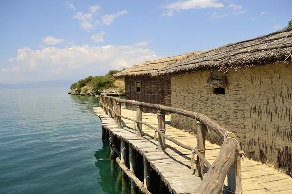 stock image Village on water