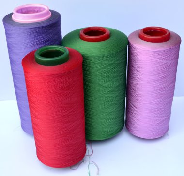 Colored yarn clipart