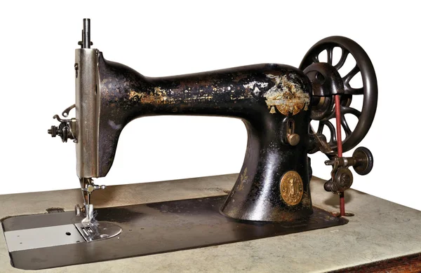 Máquina de costura velha Fotos De Bancos De Imagens Sem Royalties