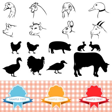 Farm animals clipart