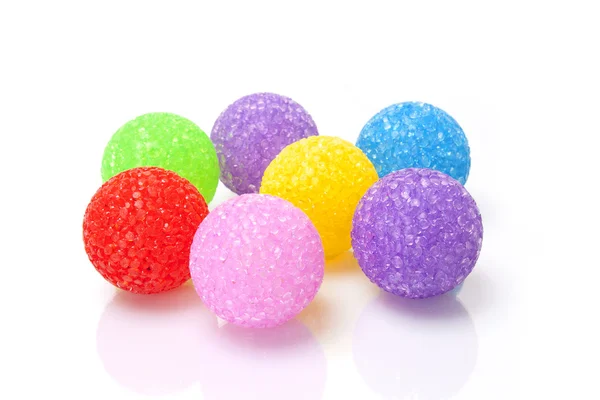 stock image Colour balls on white background