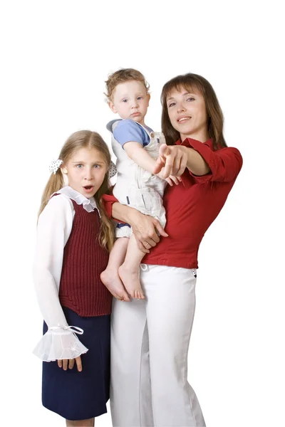 Matka z dziećmi — Zdjęcie stockowe