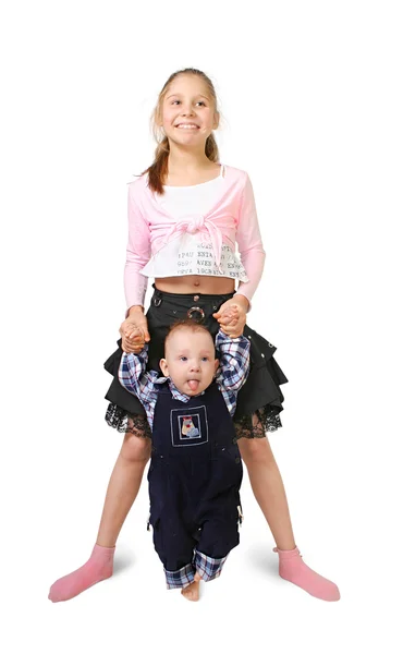 Junge und Mädchen — Stockfoto