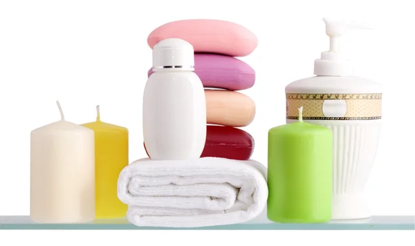 stock image Shelf in a bathroom