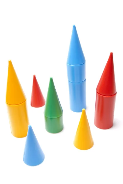 다채로운 플라스틱 장난감 — 스톡 사진
