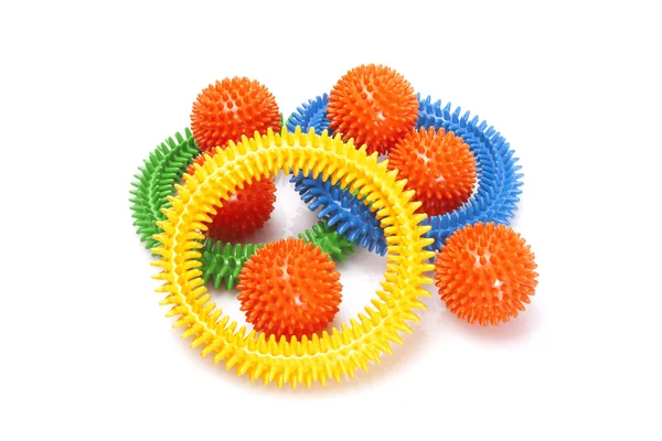 Massage rings and balls — Stock Photo, Image