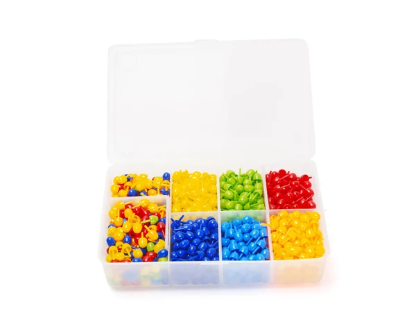 Color mosaic into the box — Stock Photo, Image