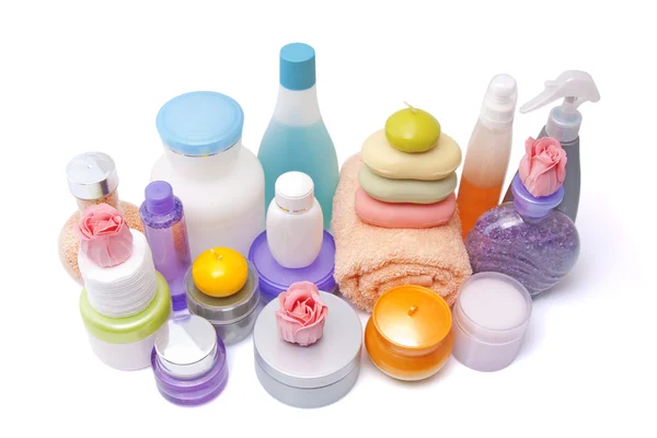 Large set of various cosmetics — Stock Photo, Image