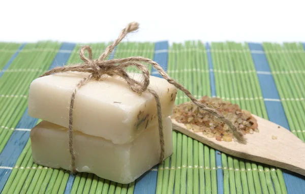 Handmade Soap with natural ingredients — Stock Photo, Image