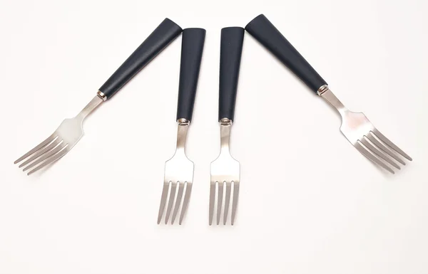 Forks isolated on white background — Stock Photo, Image