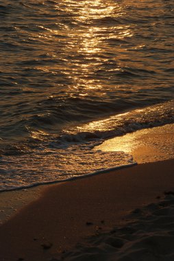 Beautiful sunset in Crimea