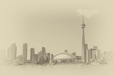 Royalty free landscape of Toronto, Canada clipart