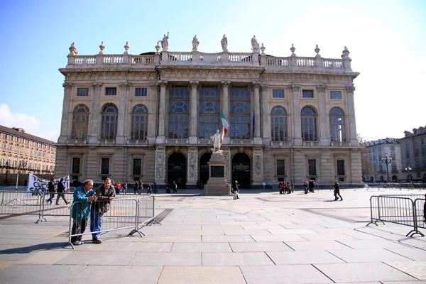 Готель Palazzo Мадама в Турині — стокове фото