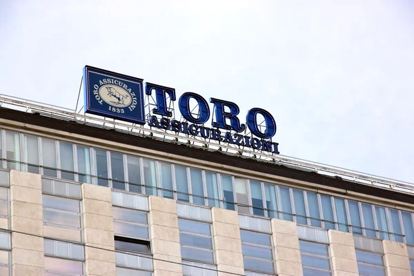 Toro assicurazioni znak — Zdjęcie stockowe