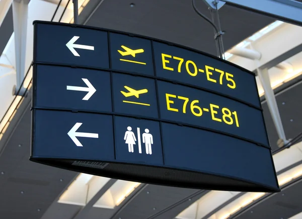 Airport Signs — Stock Photo, Image