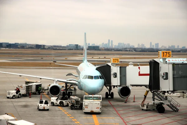 stock image Airplane at the Gate