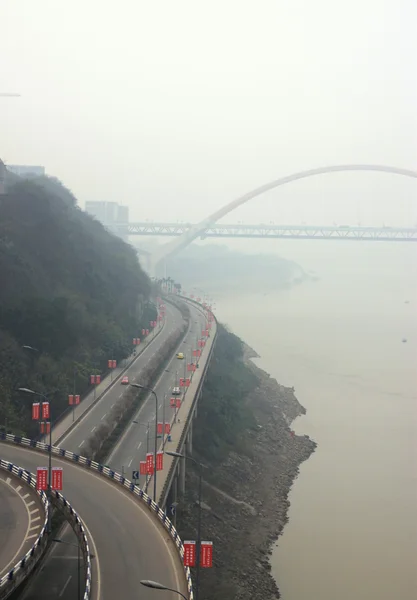 Drogi miejskie w Chinach — Zdjęcie stockowe