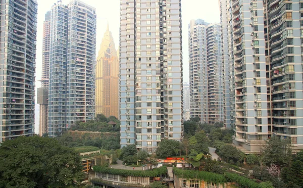 Chiński budynków mieszkalnych — Zdjęcie stockowe