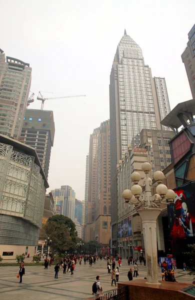 Centrum miasta chongqing — Zdjęcie stockowe
