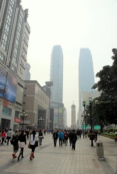 Innenstadt von Chongqing — Stockfoto