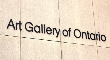 Art Gallery of Ontario Sign clipart