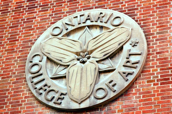 Ontario college sztuki znak — Zdjęcie stockowe