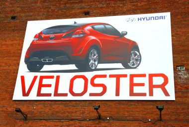 Hyundai Veloster Ad clipart